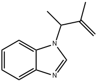 1H-Benzimidazole,1-(1,2-dimethyl-2-propenyl)-(9CI) Structure