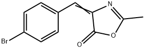 5(4H)-Oxazolone, 4-[(4-broMophenyl)Methylene]-2-Methyl- 구조식 이미지