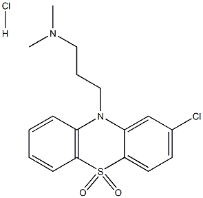 Chlorpromazine Sulfone Hydrochloride Structure