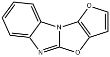 푸로[2,3:4,5]옥사졸로[3,2-a]벤즈이미다졸(9CI) 구조식 이미지