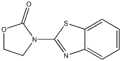 2-Oxazolidinone,3-(2-benzothiazolyl)-(9CI) Structure