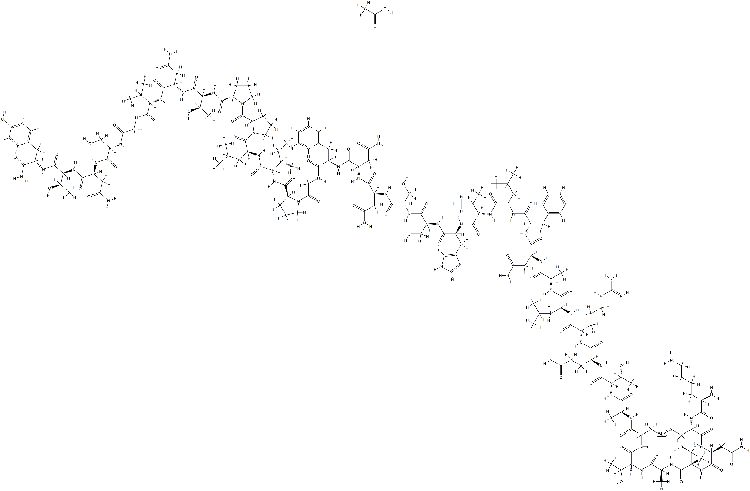 Triproamylin acetate Structure