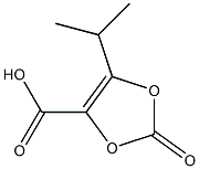 1,3-Dioxole-4-carboxylicacid,5-(1-methylethyl)-2-oxo-(9CI) 구조식 이미지