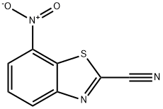 2-벤조티아졸카르보니트릴,7-니트로-(9CI) 구조식 이미지