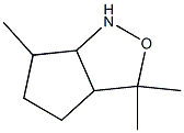 1H-Cyclopent[c]isoxazole,hexahydro-3,3,6-trimethyl-(9CI) Structure