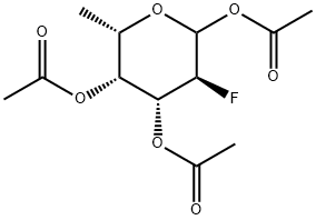 1,3,4-Tri-O-acetyl-2-deoxy-2-fluoro-L-fucose 구조식 이미지