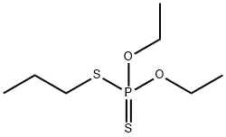 O，O-diethyl-S-propyl dithiophosphate 구조식 이미지