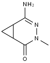 3,4-Diazabicyclo[4.1.0]hept-4-en-2-one,5-amino-3-methyl-(9CI) 구조식 이미지