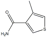 3-티오펜카르복사미드,4-메틸-(9CI) 구조식 이미지