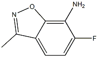 1,2-Benzisoxazol-7-amine,6-fluoro-3-methyl-(9CI) 구조식 이미지