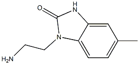 2H-Benzimidazol-2-one,1-(2-aminoethyl)-1,3-dihydro-5-methyl-(9CI) 구조식 이미지