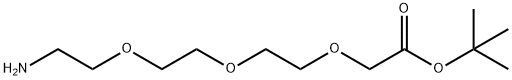 H2N-PEG3-CH2COOtBu 구조식 이미지