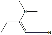 2-Pentenenitrile,3-(dimethylamino)-(9CI) Structure