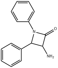 3-Amino-1,4-diphenylazetidin-2-one 구조식 이미지