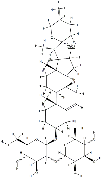 19057-67-1 (25R)-3β-(2-O-α-L-Rhamnopyranosyl-β-D-glucopyranosyloxy)spirosta-5-ene