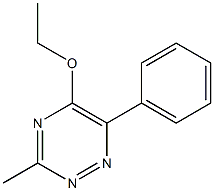 1,2,4-Triazine,5-ethoxy-3-methyl-6-phenyl-(9CI) 구조식 이미지