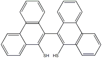 9,9-Biphenanthrene-10,10-dithiol Structure