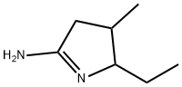 2H-Pyrrol-5-amine,2-ethyl-3,4-dihydro-3-methyl-(9CI) 구조식 이미지