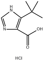 4-(tert-Butyl)-1H-imidazole-5-carboxylic acid (hydrochloride) Structure