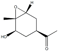 Ethanone, 1-(5-hydroxy-6-methyl-7-oxabicyclo[4.1.0]hept-3-yl)-, [1R- 구조식 이미지