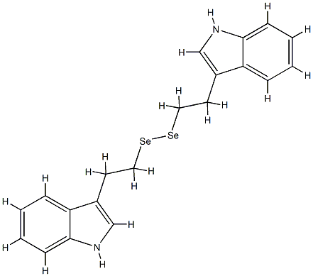 비스[2-(1H-인돌-3-일)에틸]퍼셀레나이드 구조식 이미지