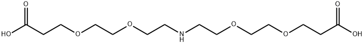 NH-(PEG2-acid)2 Structure