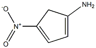 1,3-시클로펜타디엔-1-아민,4-니트로-(9CI) 구조식 이미지