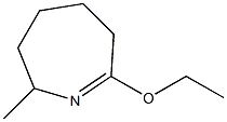 2H-Azepine,7-ethoxy-3,4,5,6-tetrahydro-2-methyl-(9CI) 구조식 이미지
