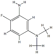 1,3-Benzenediamine,4-fluoro-N1,N1-dimethyl-(9CI) 구조식 이미지
