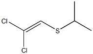 Propane, 2-(2,2-dichloroethenyl)thio)- Structure