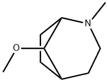 2-Azabicyclo[3.2.1]octane,8-methoxy-2-methyl-(8CI) 구조식 이미지