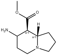8-인돌리진카르복실산,7-아미노옥타히드로-,메틸에스테르,(8R,8aS)-rel- 구조식 이미지