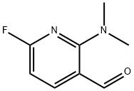 2-(dimethylamino)-6-fluoronicotinaldehyde Structure
