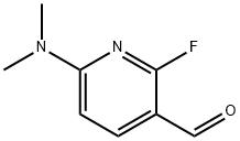 2-Fluoro-6-dimethylaminopiridine-3-
carbaldehyde Structure