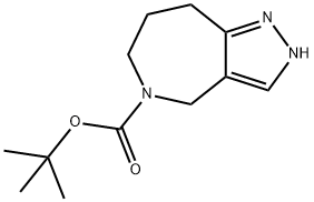 Tert-Butyl 4,6,7,8-Tetrahydropyrazolo[4,3-C]Azepine-5(2H)-Carboxylate(WXC01380) 구조식 이미지
