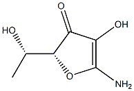 L-threo-Hex-2-enonimidic acid, 6-deoxy-, gamma-lactone (9CI) Structure