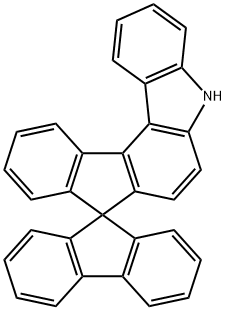 Spiro[9H-fluorene-9,8'(5'H)-indeno[2,1-c]carbazole] 구조식 이미지