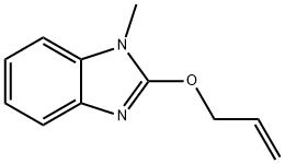 1H-Benzimidazole,1-methyl-2-(2-propenyloxy)-(9CI) Structure