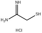 (1-아미노-2-술파닐-에틸리덴)염화아자늄 구조식 이미지