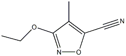 5-이속사졸카르보니트릴,3-에톡시-4-메틸-(9CI) 구조식 이미지