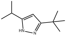 1H-Pyrazole,3-(1,1-dimethylethyl)-5-(1-methylethyl)-(9CI) 구조식 이미지