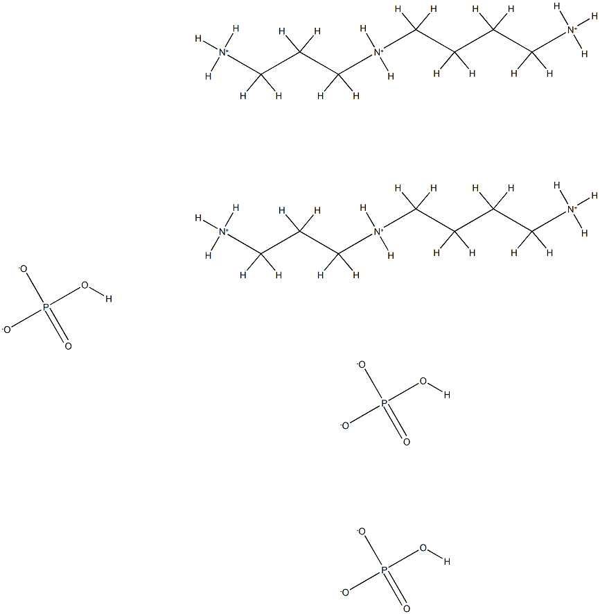 N-(3-아미노프로필)-1,4-부탄디아민/인산,(1:x) 구조식 이미지