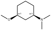 Cyclohexanamine, 3-methoxy-N,N-dimethyl-, (1R,3S)-rel- (9CI) Structure