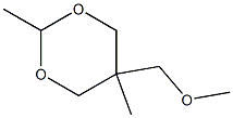 5β-(Methoxymethyl)-2β,5α-dimethyl-1,3-dioxane Structure