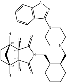 cis-lurasidone HCl 구조식 이미지