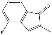 1H-Inden-1-one,4-fluoro-2-methyl-(9CI) 구조식 이미지