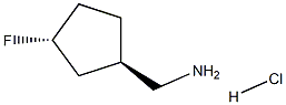 Trans-(3-Fluorocyclopentyl)Methanamine Hydrochloride(WX601088) 구조식 이미지