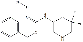 Benzyl (5,5-Difluoropiperidin-3-Yl)Carbamate Hydrochloride(WX601248) Structure