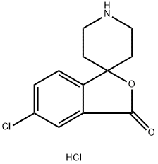5-chloro-3H-spiro[isobenzofuran-1,4'-piperidin]-3-one hydrochloride Structure