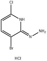 3-Bromo-6-Chloro-2-Hydrazinylpyridine Hydrochloride(WXC00058) Structure